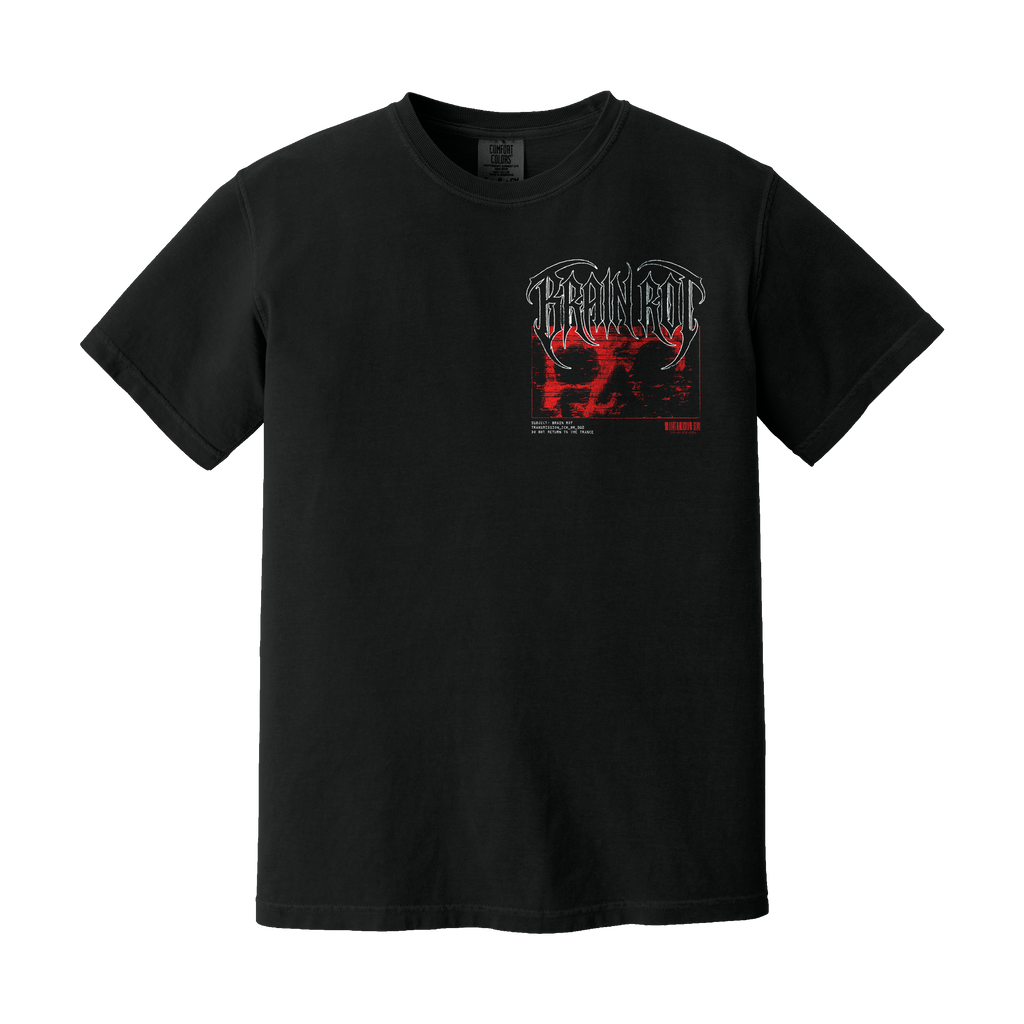 BRAIN ROT STATIC SKULL TEE