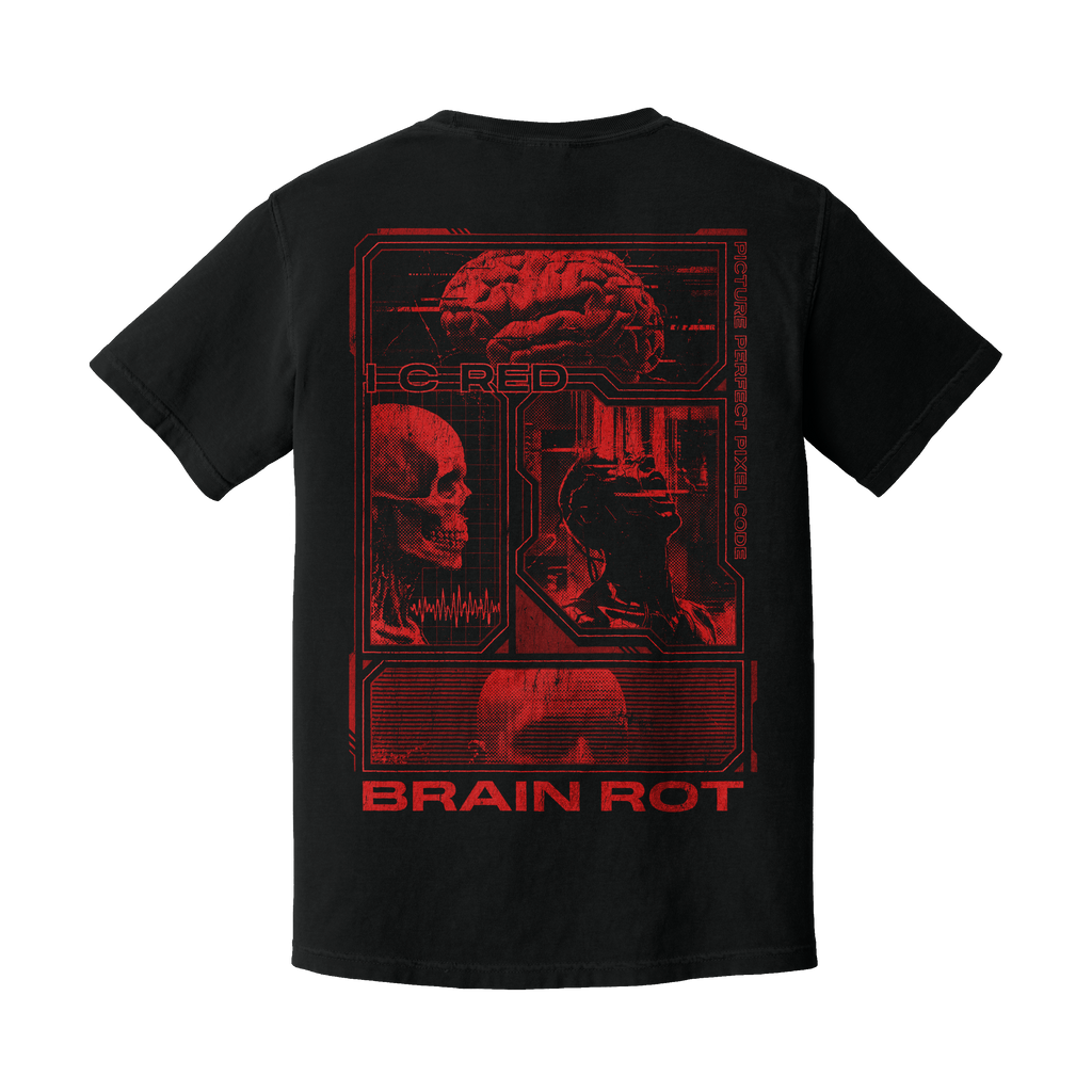 BRAIN ROT PIXEL CODE TEE