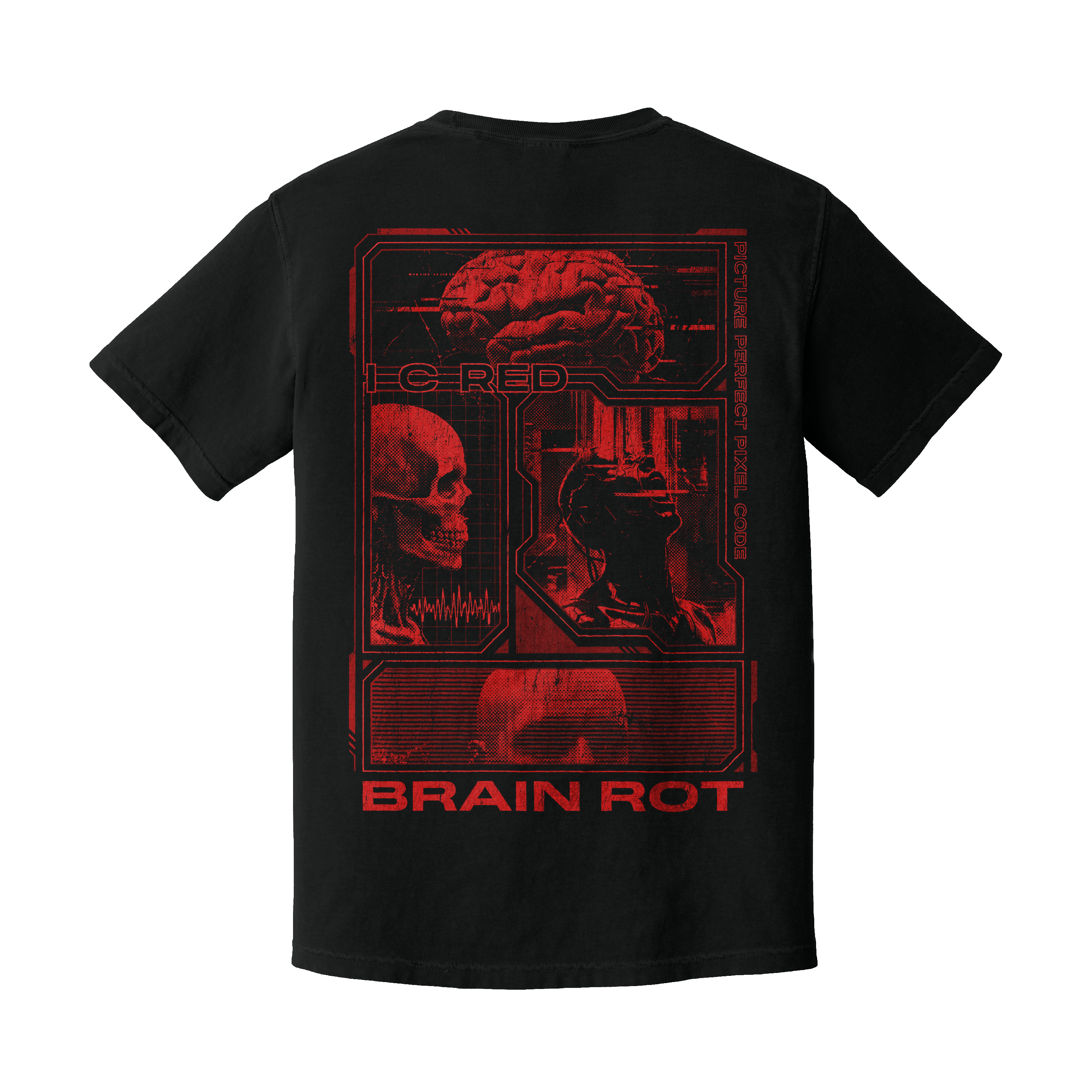 BRAIN ROT PIXEL CODE TEE