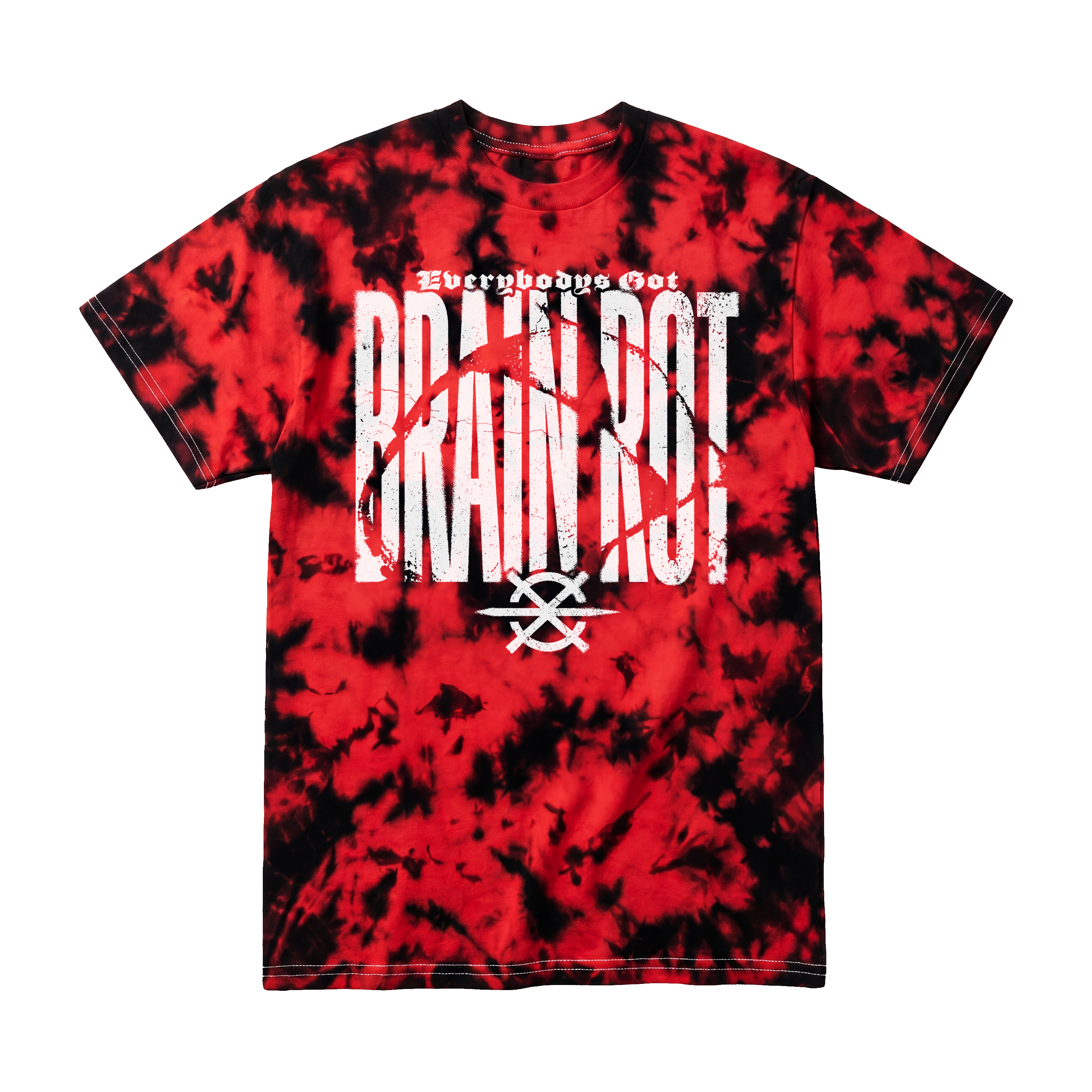 BRAIN ROT TIE DYE TEE