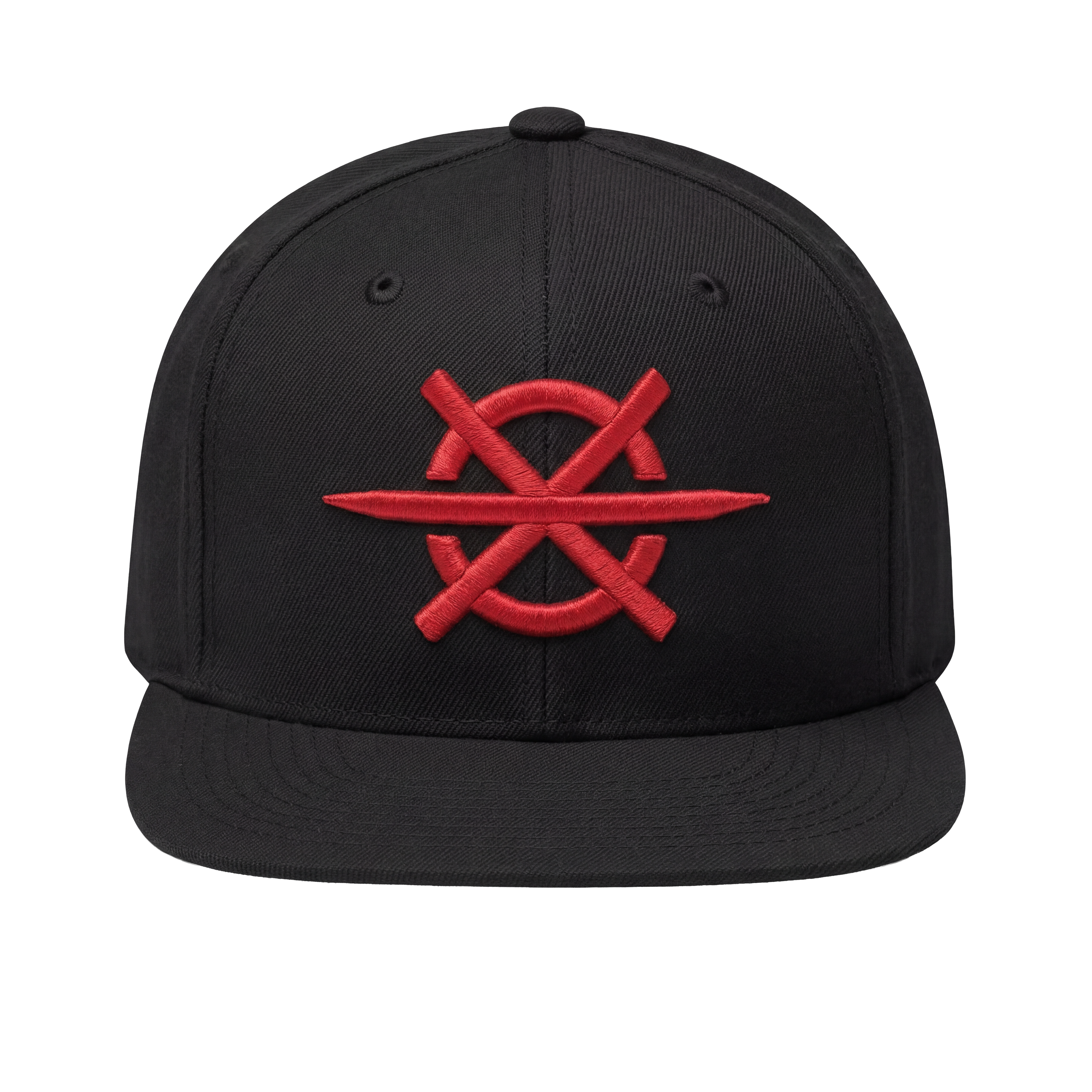 I C RED // 5 PANEL SNAPBACK HAT